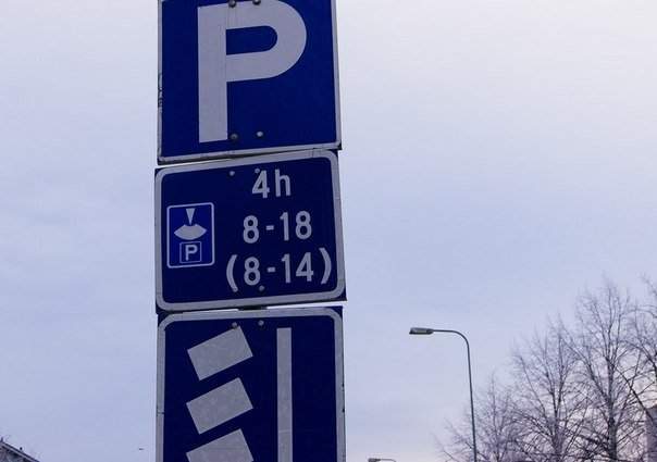 Правила парковки в финляндии