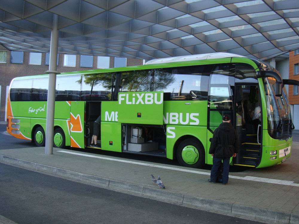 Электробусы на междугородный маршрутах компании flixbus
