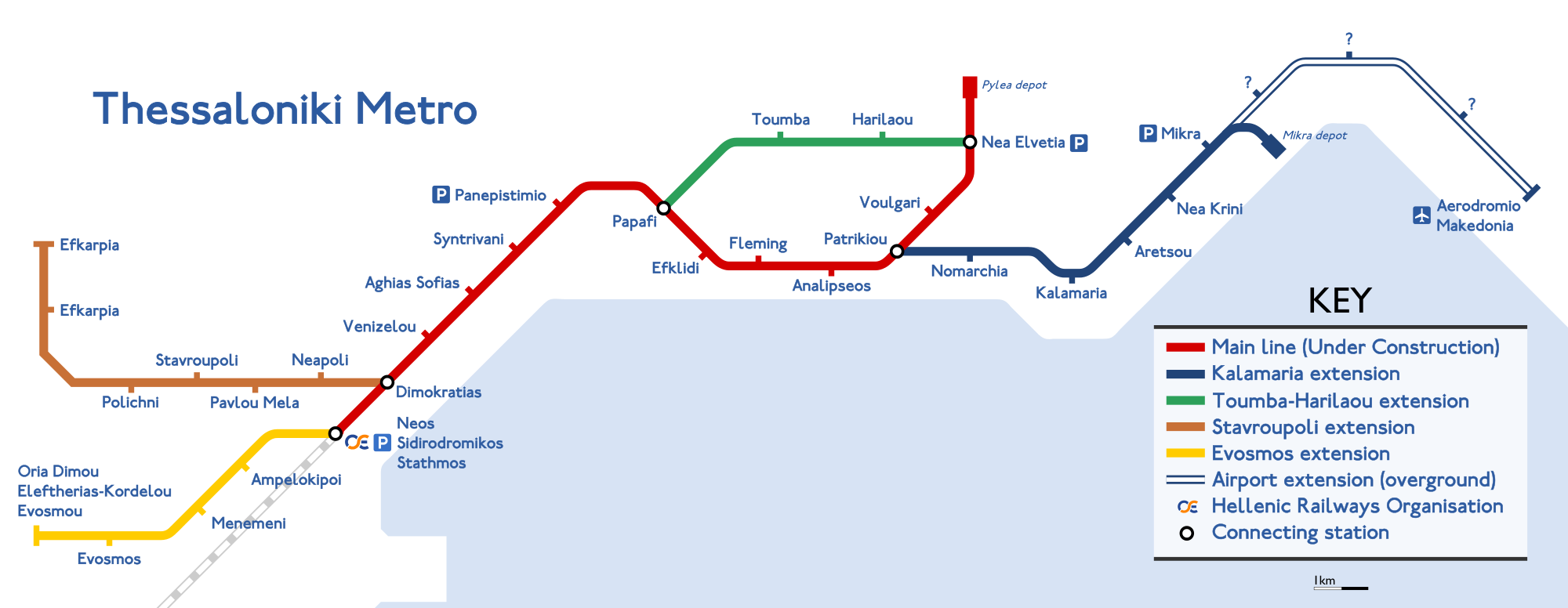 Аэропорт салоники схема