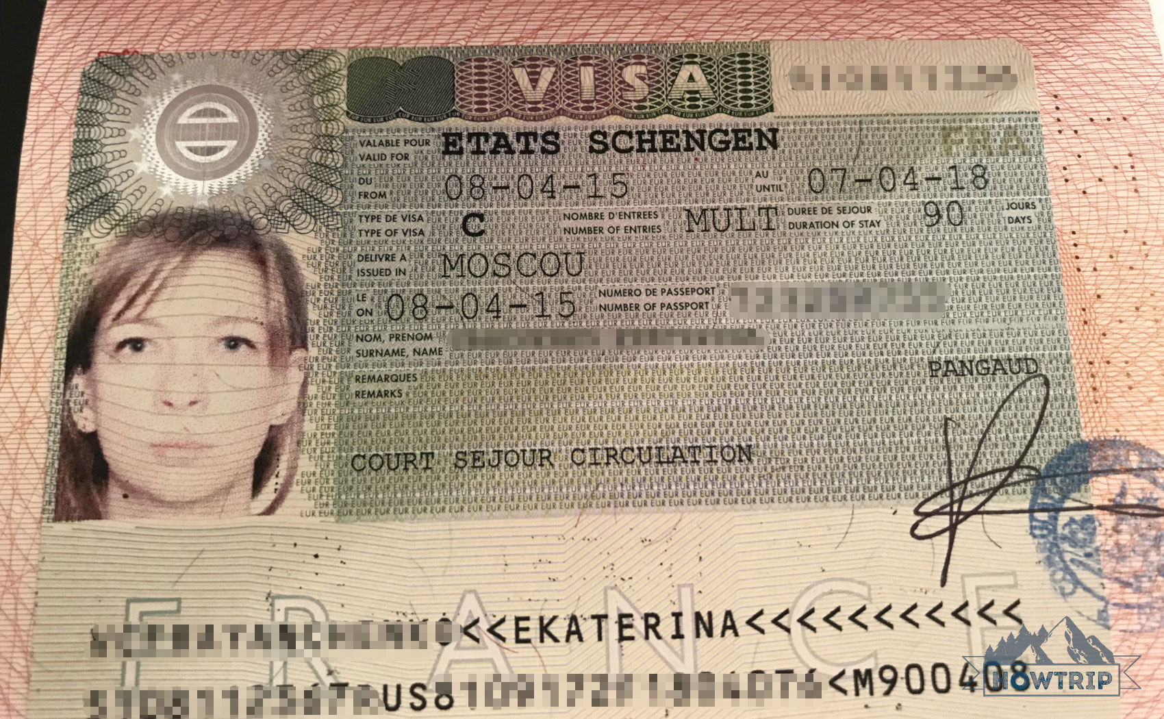 фотография на французскую визу
