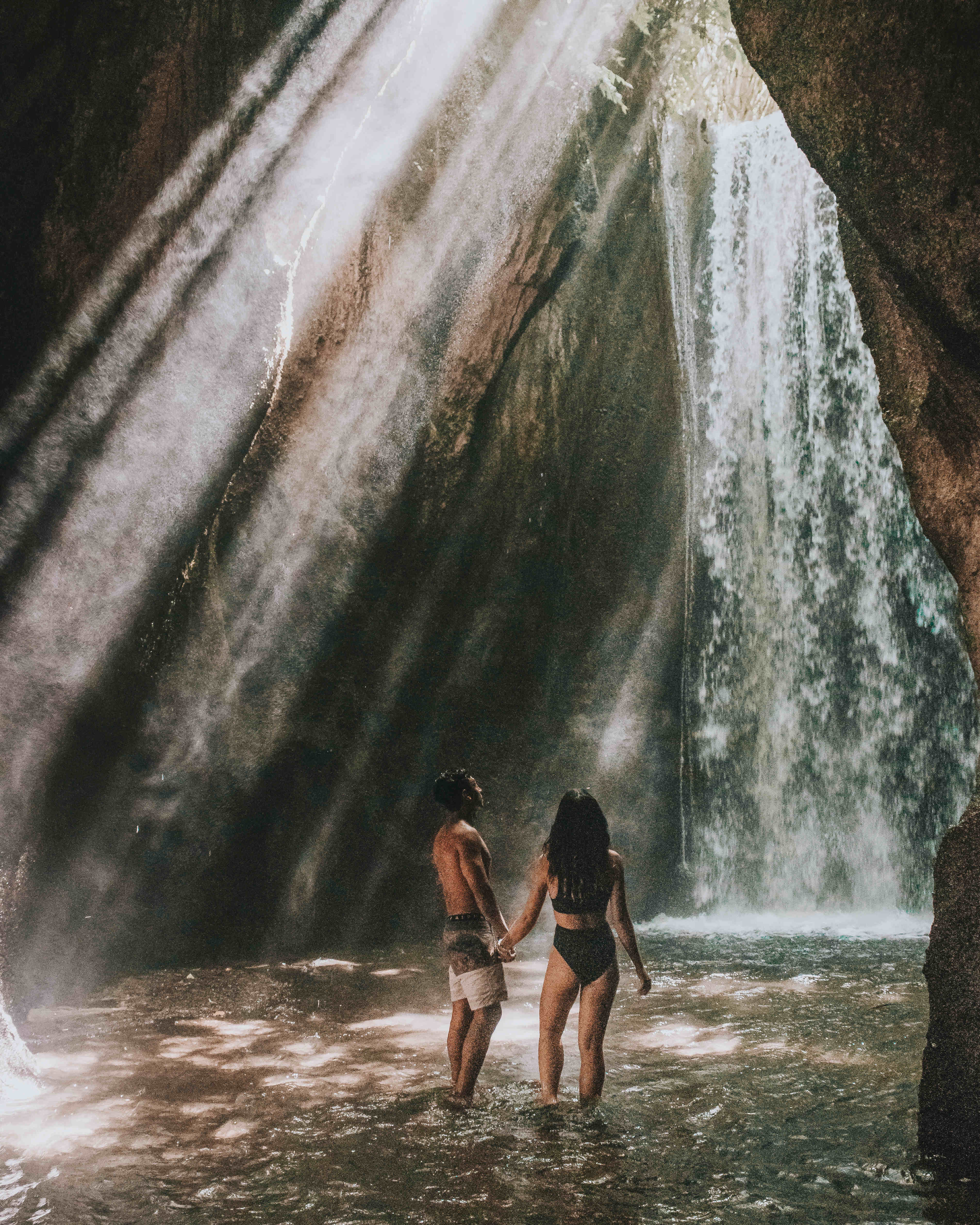 Tukad cepung waterfall in bali guide