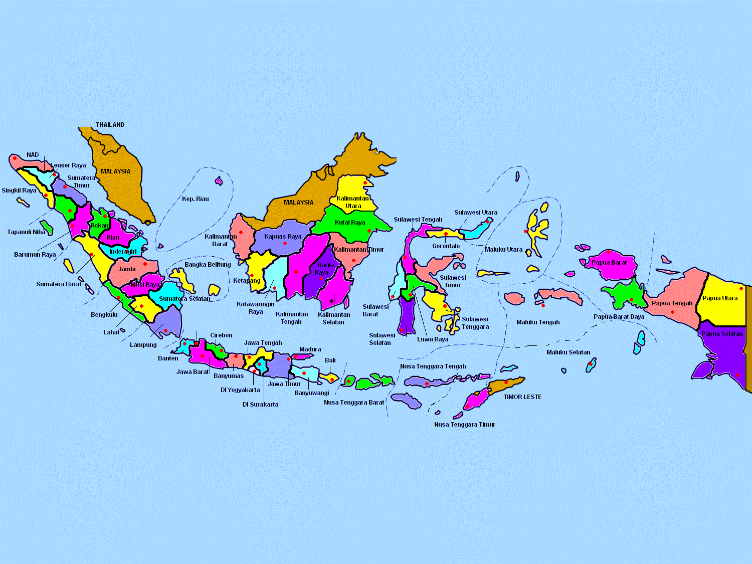 Список районов бали