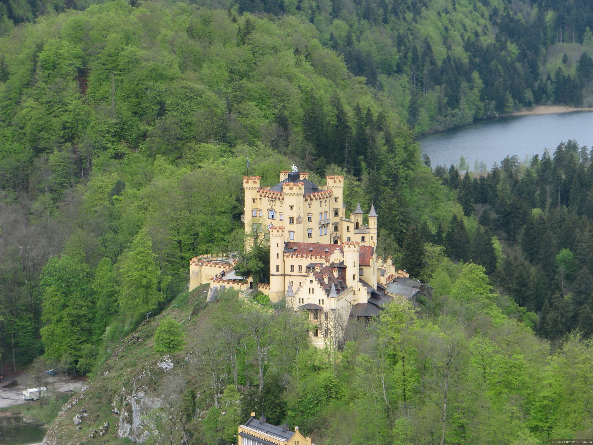 Сказочный замок королей хоэншвангау в германии