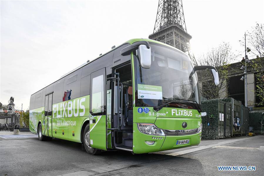 Электробусы на междугородный маршрутах компании flixbus
