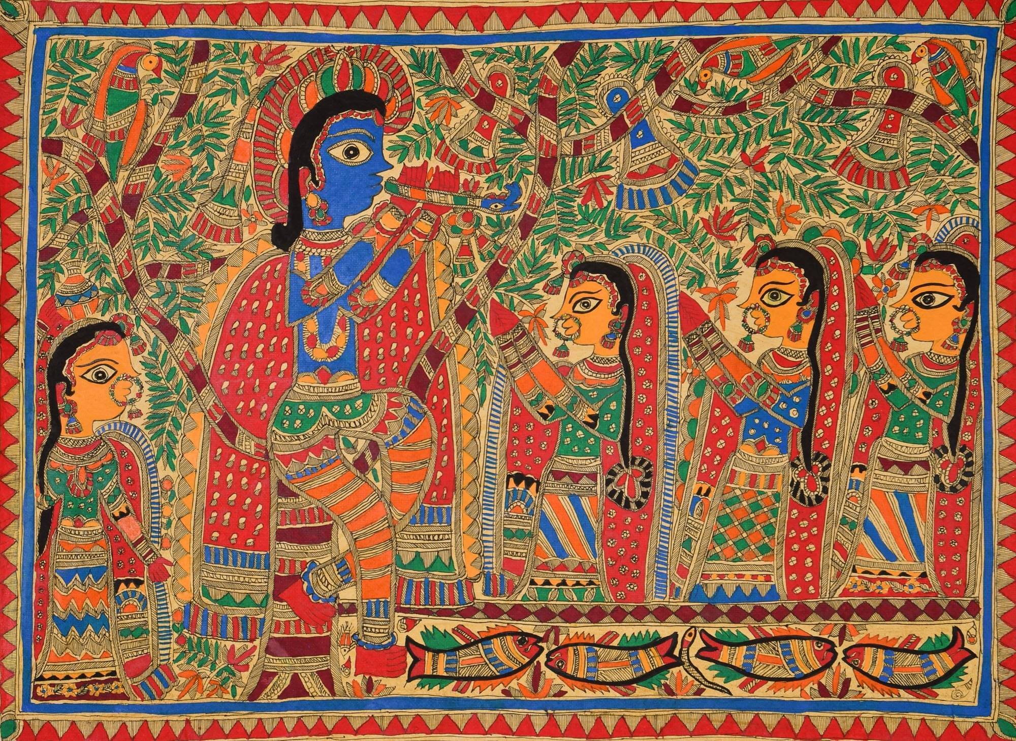 Майсурская живопись древней Индии