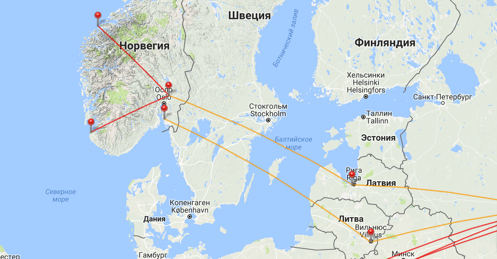 Путешествие из Москвы: Хельсинки-Стокгольм-Осло-Берлин