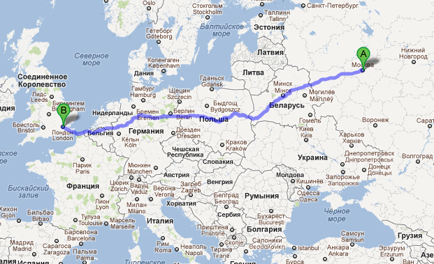 Москва Лондон. Москва и Лондон на карте. От Москвы до Лондона. Карта от России до Великобритании.