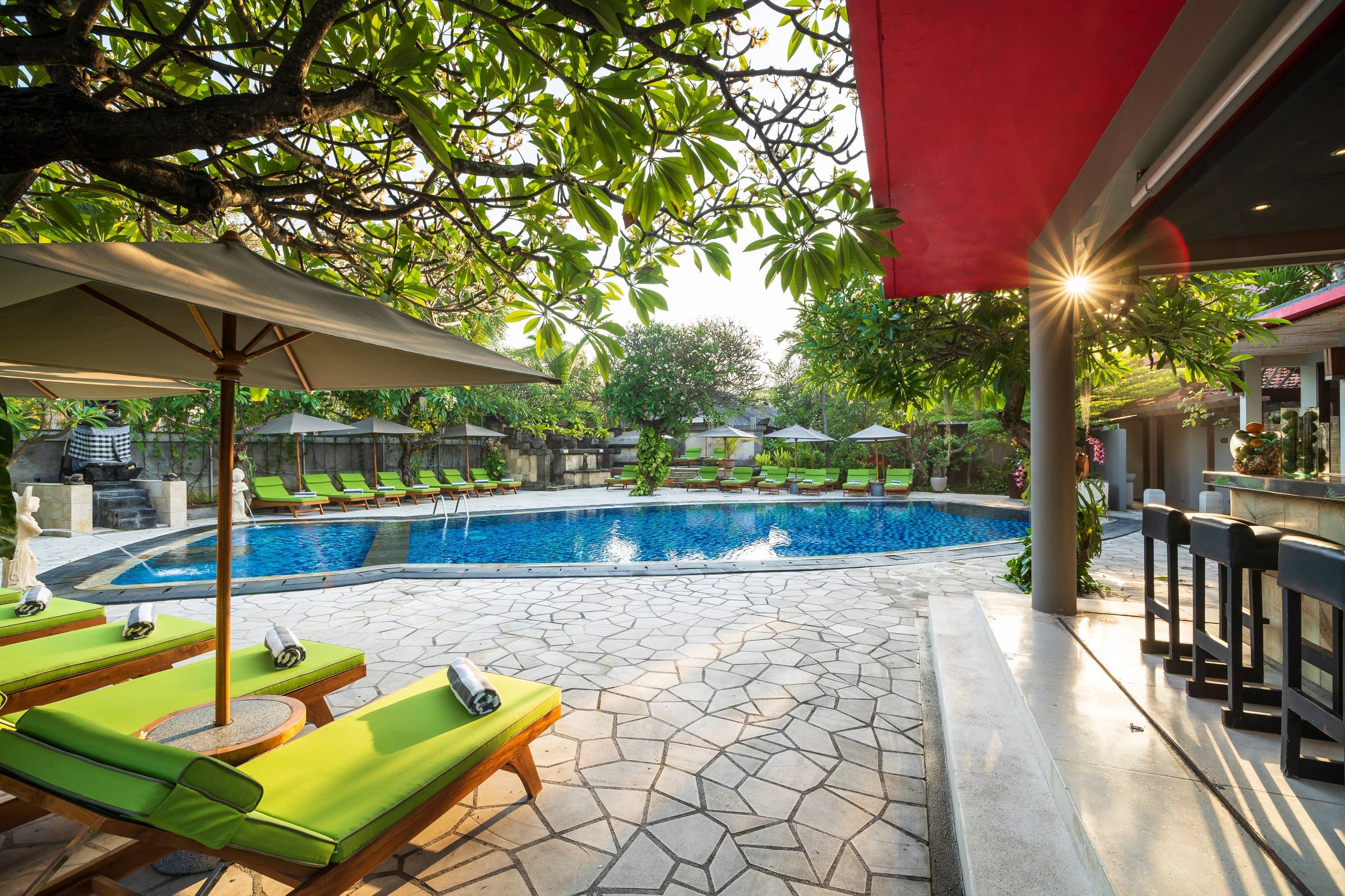 Отель резорт кута сивью бутик спа бали (kuta seaview boutique resort & spa bali), государство индонезия, бронировать