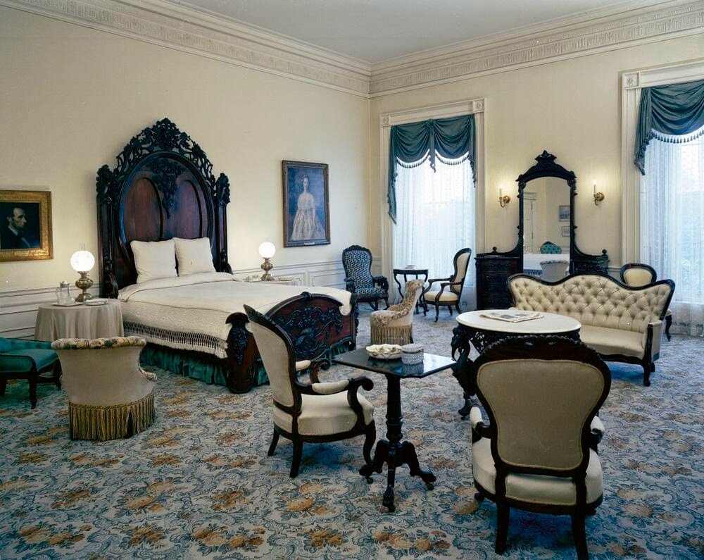Белый дом Вашингтон спальня Линкольна