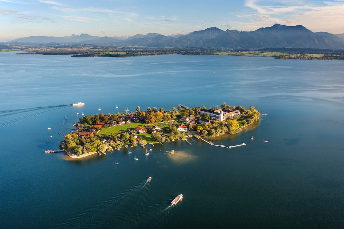 Озеро кимзее (chiemsee)