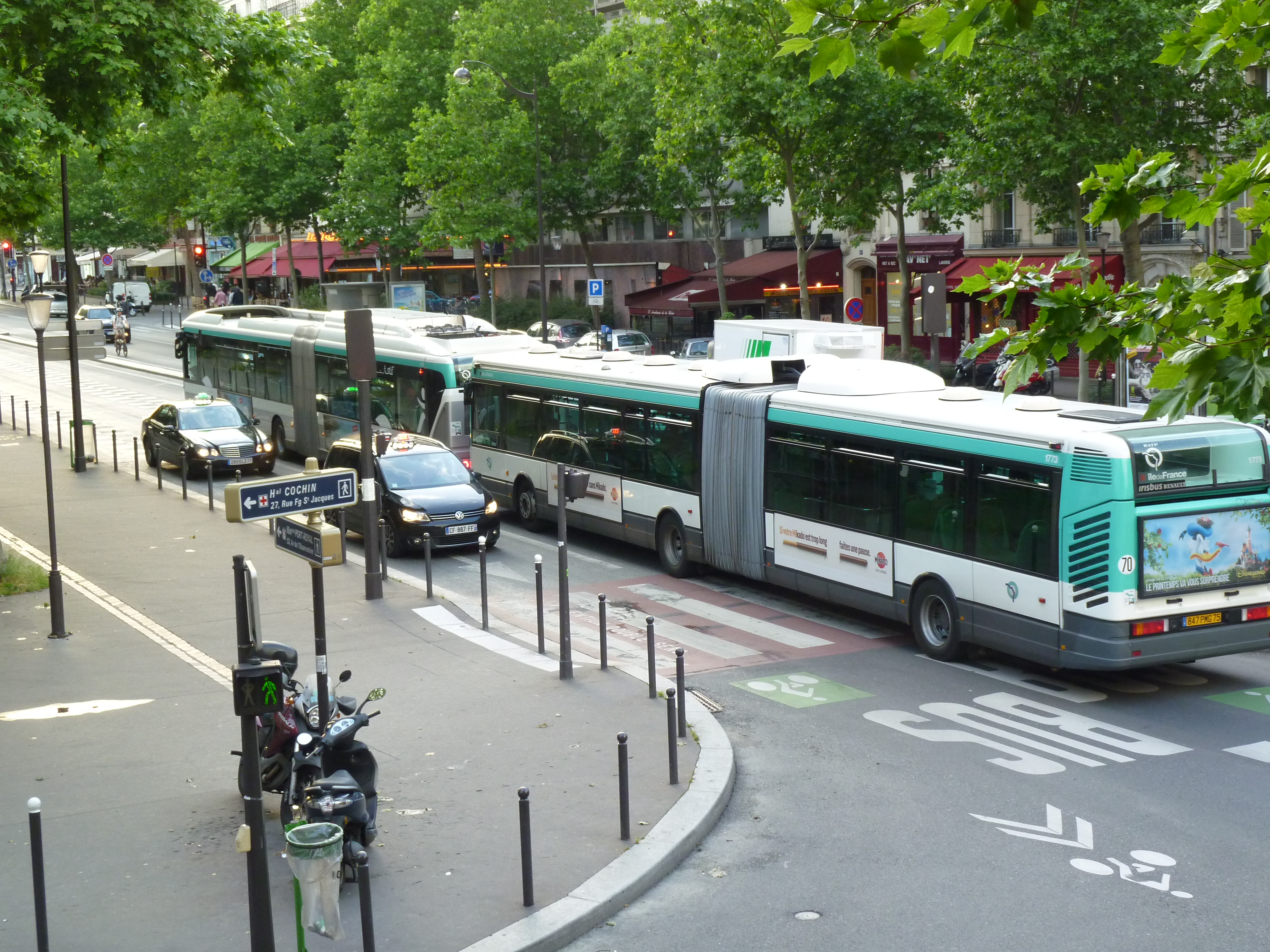 Общественный транспорт во франции