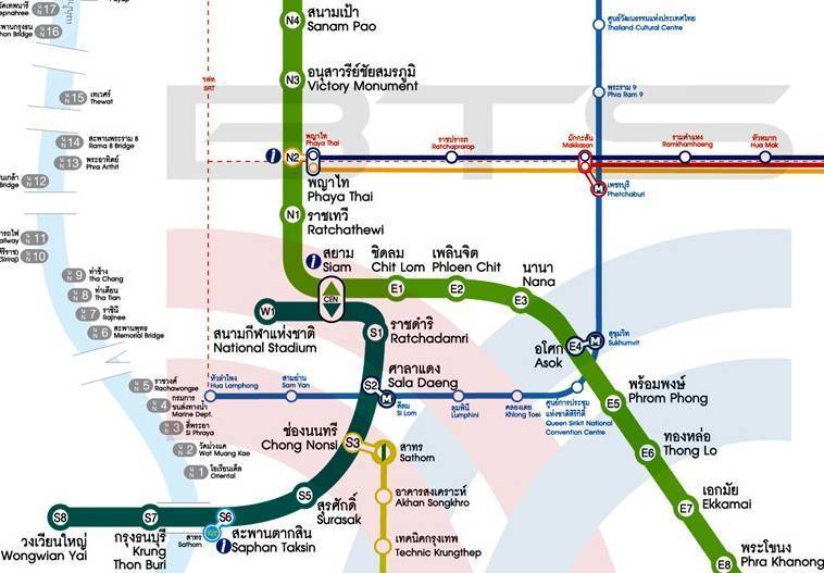 Bts - наземное метро бангкока: схема метро, стоимость проезда, особенности использования и фото - 2021