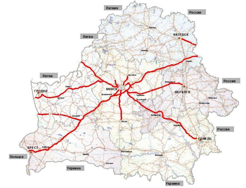 Белтолл карта платных дорог 2022