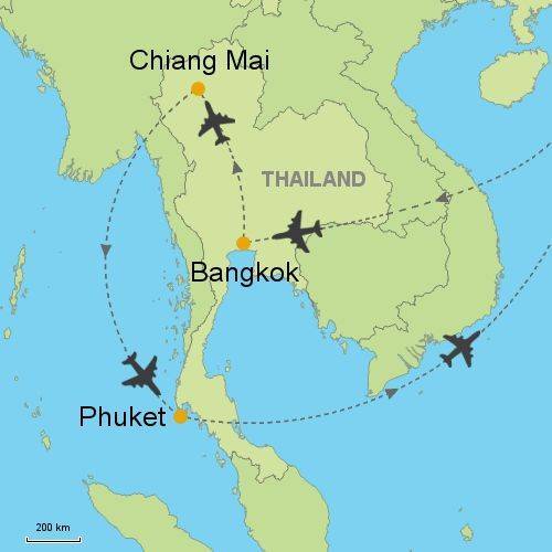 Как добраться из бангкока на курорты тайланда