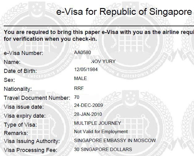 Виза в сингапур: нужна ли и особенности получения