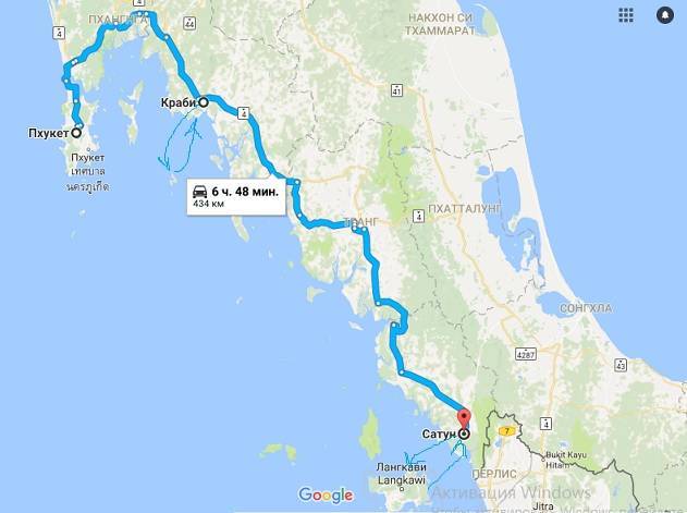 Способы самостоятельного путешествия из бангкока до краби