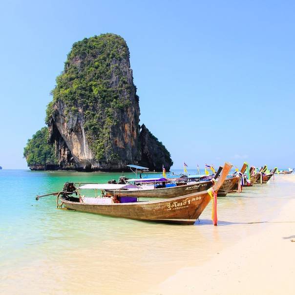 Krabi Thailand Railey Beach