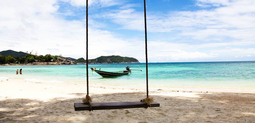 Пляж bootle beach или бутылочный пляж на острове панган: райский и труднодоступный