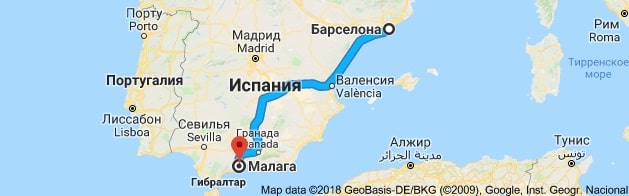 Как добраться из малаги в марбелью?