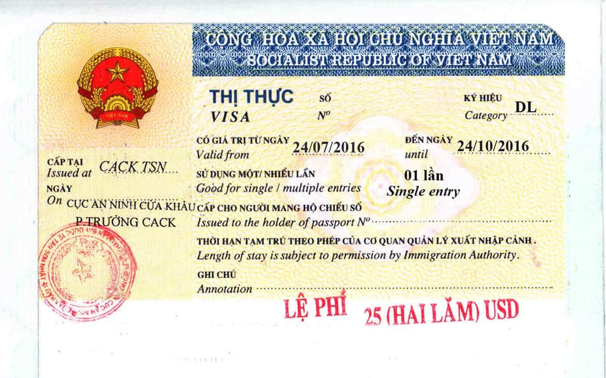 Правила оформления визы во вьетнамское государство в 2022 году- инструкция