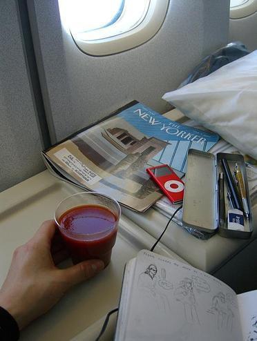 Почему в самолете пьют томатный сок?