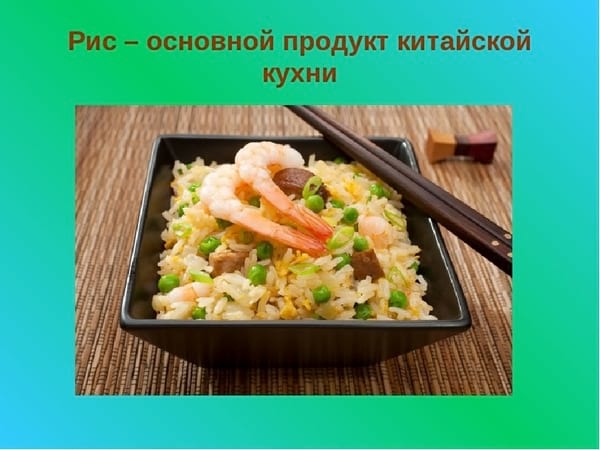 Китайской кухни презентация