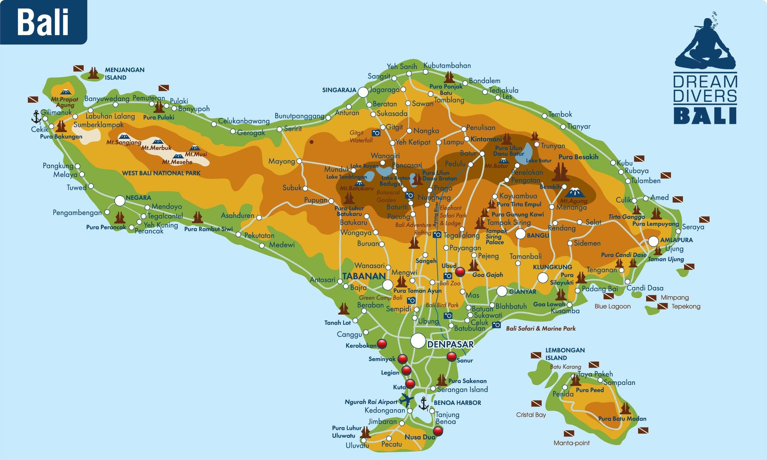 Остров бали на карте мира - где это находится и как добраться? (сезон 2022)