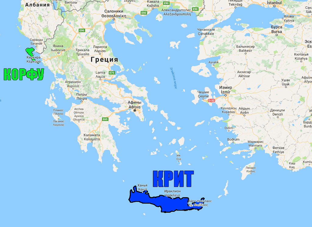Корфу или Крит: где лучше отдыхать?