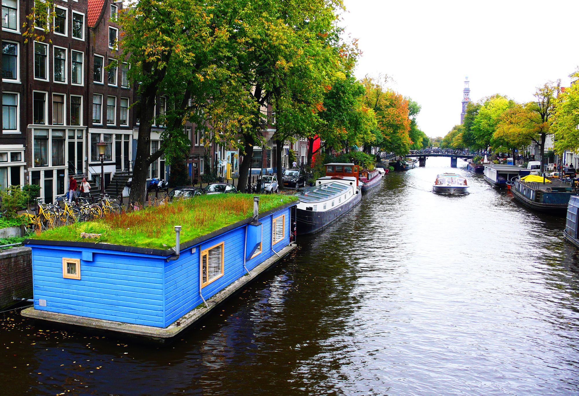 Плавающие дома в амстердаме