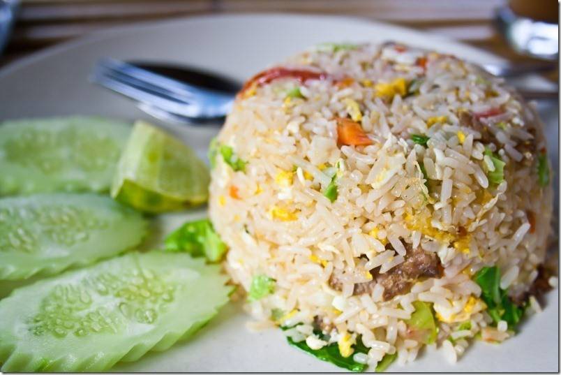 Жареный рис по тайски с яйцом рецепт с фото пошагово и видео - 1000.menu