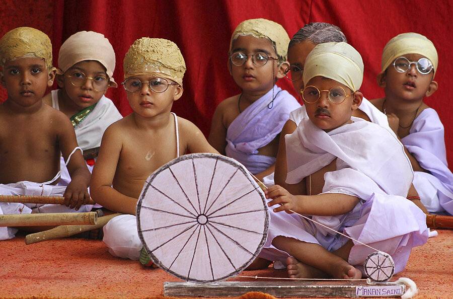 Ом саи рам!: ганди джаянти — день рождения махатмы ганди