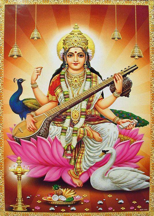 Сарасвати – богиня мудрости, культуры и искусства │ advayta.org