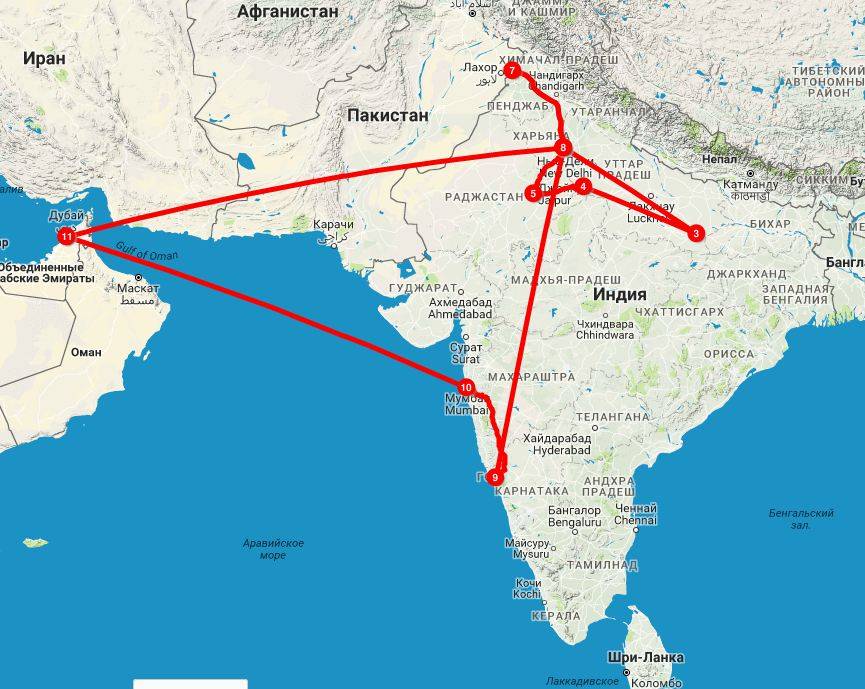Как лучше спланировать маршрут по индии? | lovetravel.od.ua