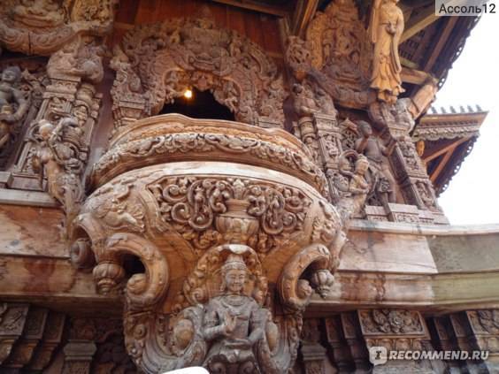 Храм истины в паттайе: самый большой архитектурный шедевр из дерева в мире