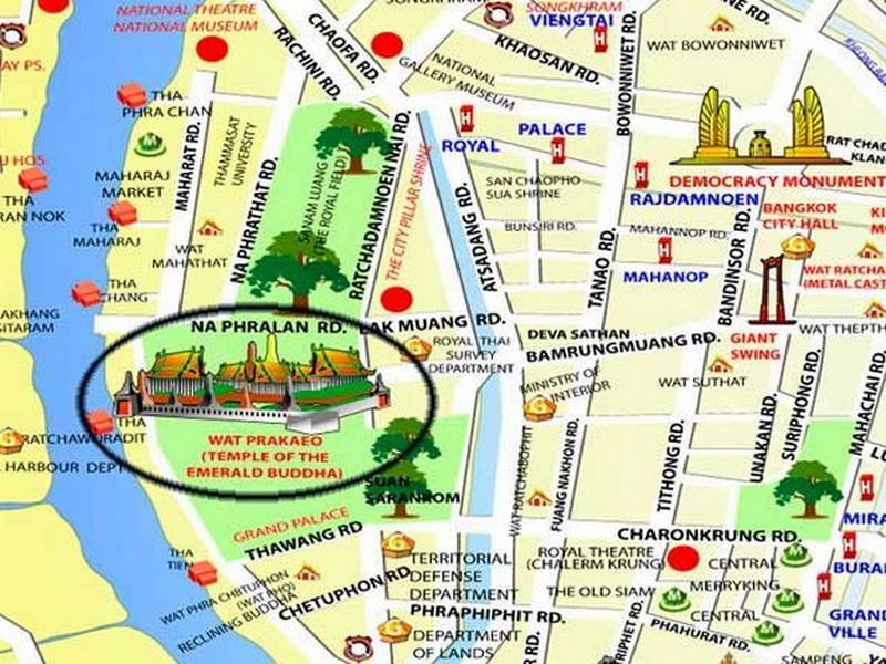 Достопримечательности бангкока с фото и описанием, карта