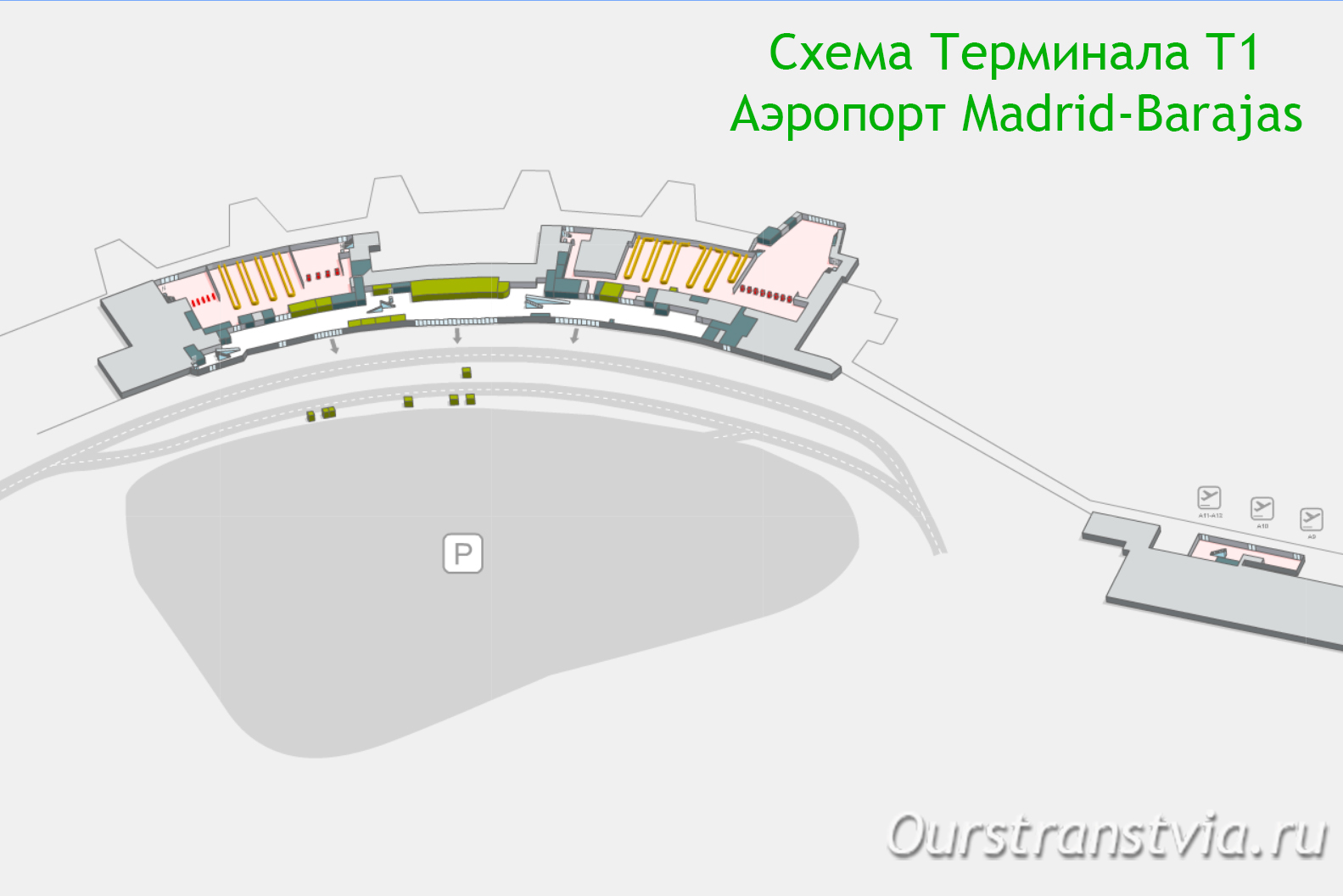 Аэропорт барахас схема терминалов