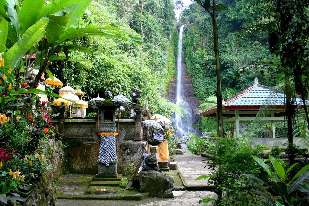 Водопады бали - экскурсии, где находятся, фото [27 водопадов]