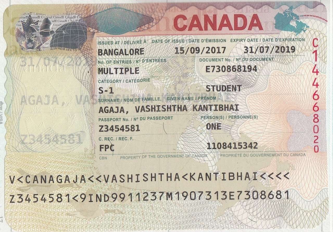 виза в индию формат