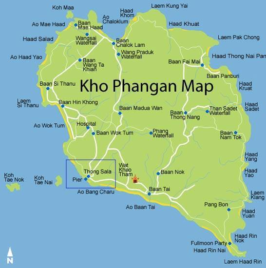 Острова самуйского архипелага — ко панган