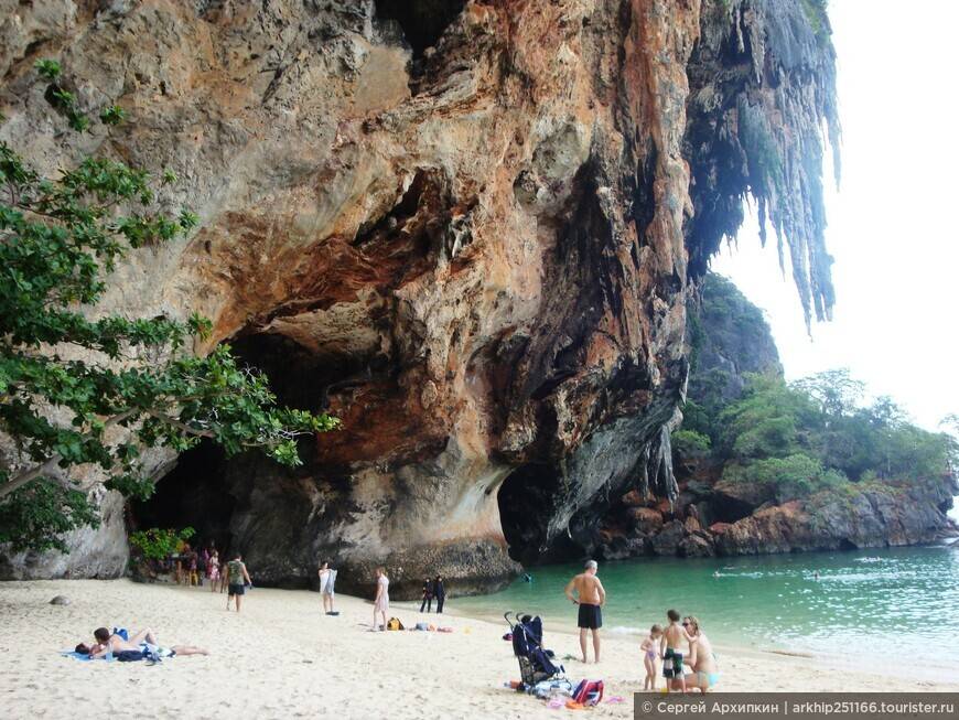 Пляж ао нанг в краби, ao nang beach, самый лучший и популярный