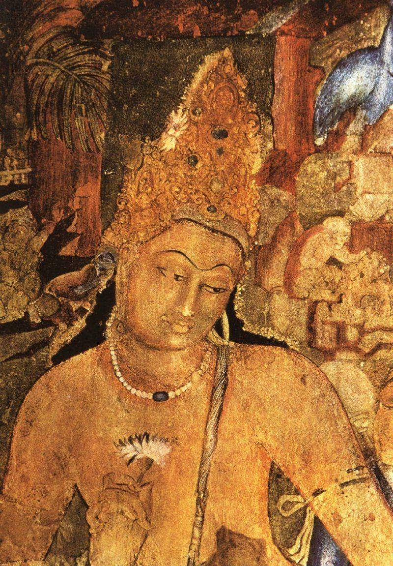 Характеристика настенных росписей в буддийском храме, храмовый комплекс аджанты