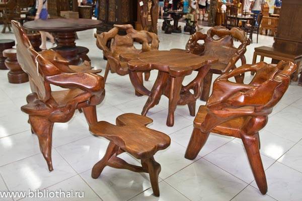 Деревянная мебель из тайланда