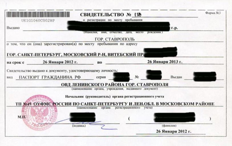 Место жительства и пребывания: тонкости регистрации в россии