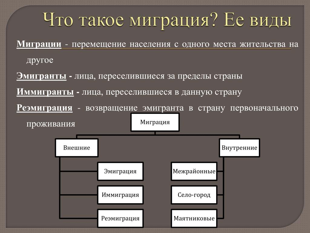 Миграция населения: основные причины и последствия, современные тенденции