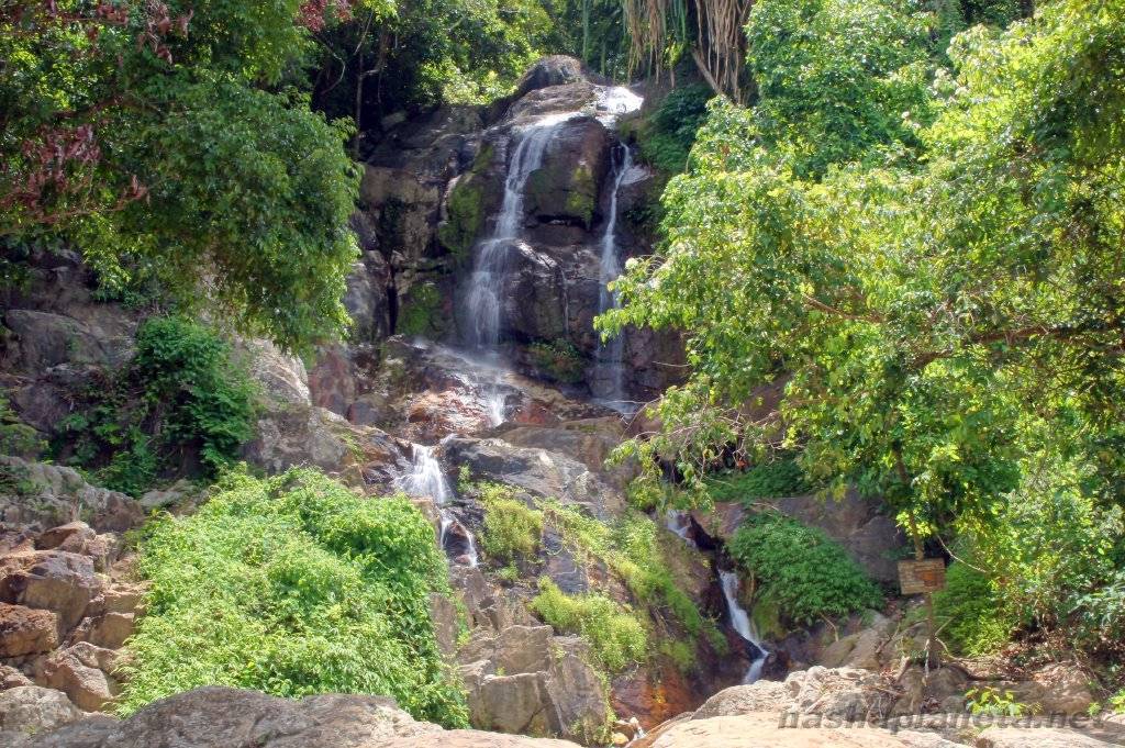 Водопады на острове самуи. секретный водопад.