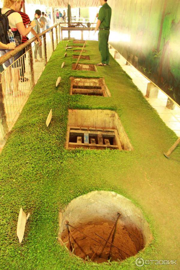 Партизанские туннели кучи (или кути) во вьетнаме