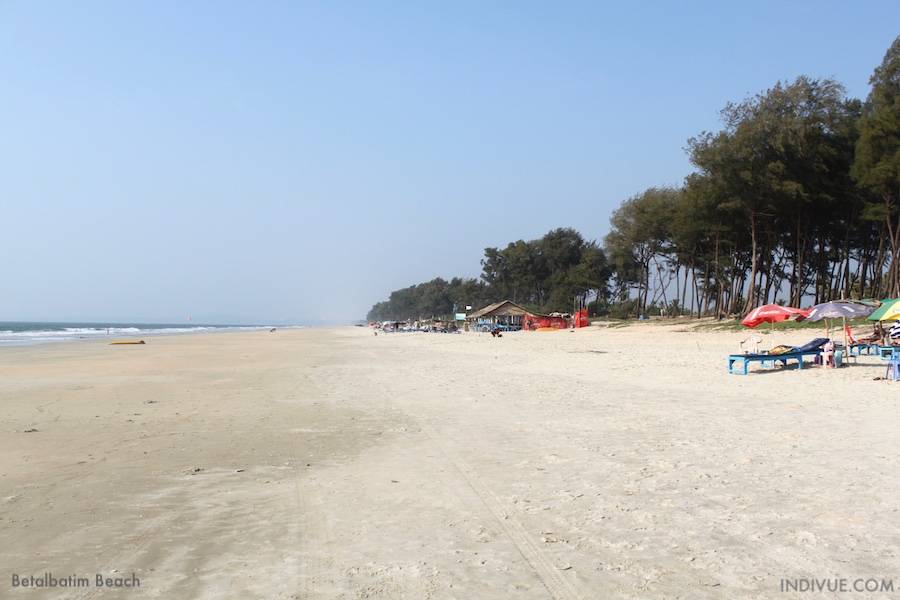 Пляж беталбатим (betalbatim beach)
