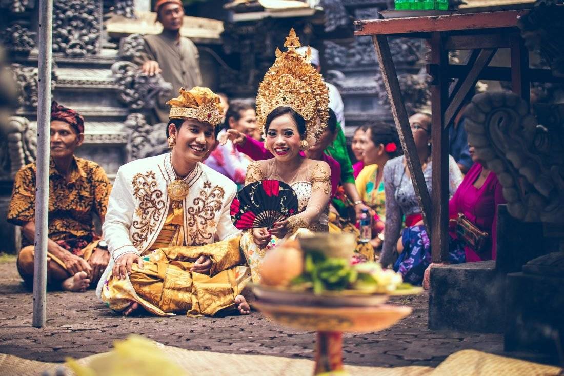 Традиционная балийская свадебная церемония