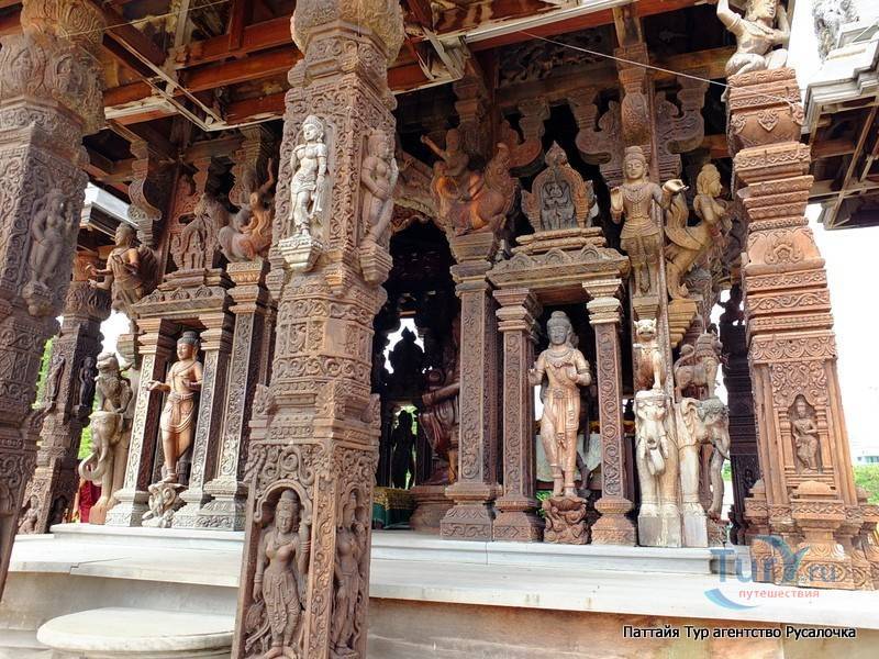 Храм истины в паттайе — самый большой деревянный храм в мире