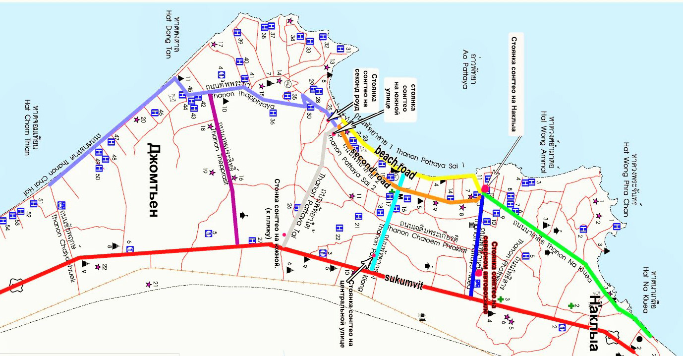 Карта паттайя храм истины